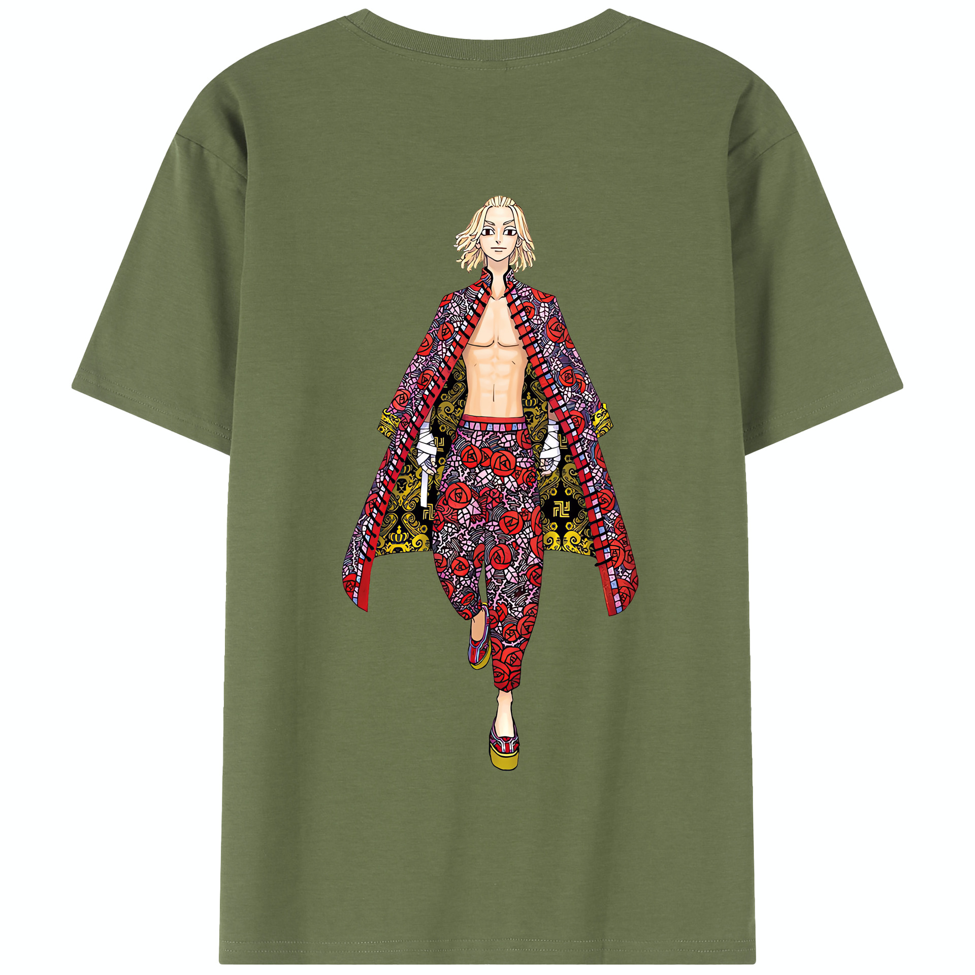 （画像用） 東京リベンジャーズ Tokyo Revengers 綿100％半袖Tシャツ（背面プリント）